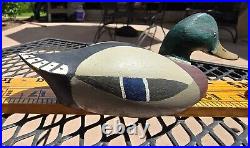 Pair of Clifford V. Schmidt Signed Miniature Mallard Decoys