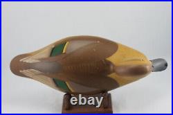 Patrick Vincenti Greenwing Teal Decoy Pair Havre de Grace, Maryland Signed