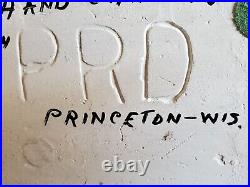Paul Doering 17 Mallard Duck Decoy Duckman Of Princeton WISC Glass Eyes Vintage