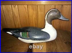 Pintail Drake Duck Decoy Early Madison Mitchell All Original