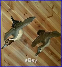 Pintails flyers, duck decoy, fish decoy, hunting collectible