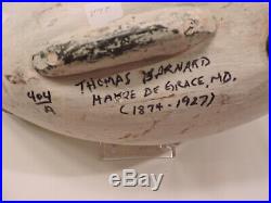 Pr. Canvasbacks Thomas Barnard, Havre De Grace, Md. Decoy