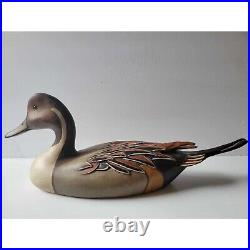 RARE 21 Large Tom Taber Ducks Unlimited Northern Pintail Decoy