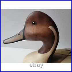 RARE 21 Large Tom Taber Ducks Unlimited Northern Pintail Decoy