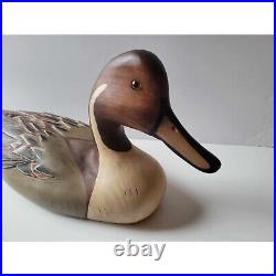 RARE 21 Large Tom Taber Ducks Unlimited Northern Pintail Decoy