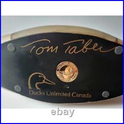 RARE 21 Large Tom Taber Ducks Unlimited Northern Pintail Decoy