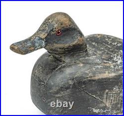 RARE ANTIQUE 1920's FRANKIE LOUIS (1878-1964) BLUEBILL DRAKE DUCK HUNTING DECOY