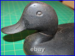 RARE Antique Iron Art Cast Iron Sink Box Duck Decoy