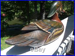 RARE! TOM TABER for Ducks Unlimited SPECIAL EDITION WOOD DUCK 1989-90 Decoy