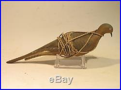 RARE Vintage Hunting Dove Duck Decoy by Madison Mitchell S&D 1960 O. P