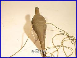 RARE Vintage Hunting Dove Duck Decoy by Madison Mitchell S&D 1960 O. P