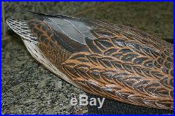 Rare 1982 George Kieffer Hand Carved Painted Mallard Duck Hen Drake Wood Decoys