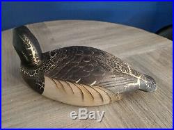 Rare ANTIQUE blue bill Signed Cedar WARD BROTHERS duck decoy limited edition