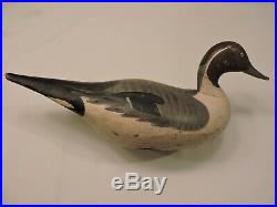 Rare Flat Bottom Pintail Hunting Decoy By Madison Mitchell Decoy