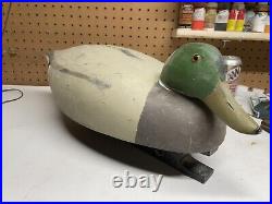 Rare Sinkbox Decoy Company Mallard Duck Decoy