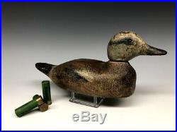 Rare Victor Animal Trap Wigeon Duck Hunting Decoy Decoys Antique Wood 1940s