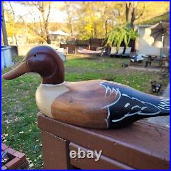 Rare Vintage Antique Duck Decoy Hand Carved Folk Art