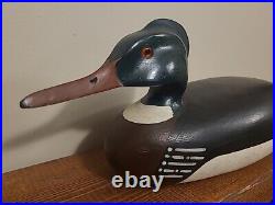 Rare Vintage Rutter SR. Red-Breasted Merganser Wooden Duck Decoy
