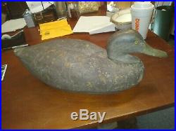 Rare field decoys Black Madison Mitchell cork Duck Decoy sign 1965