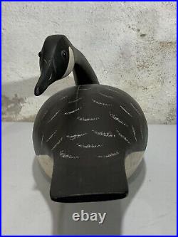 Rustic Decor Carved & Hand-Painted LARGE Wood Loon Decoy 22 Canadian Duck VTG