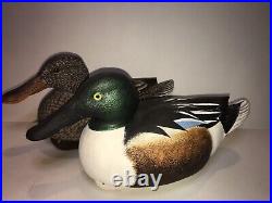 Shoveler duck decoy Chester Wilcox Sacramento CA west coast vintage 1995