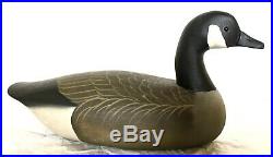 Signed Canada Goose Decoy by Bob Biddle Chesapeake Bay Carver All Original