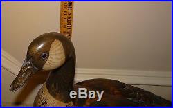 Signed Ducks Unlimited Wooden Canadian Goose by Tom Taber & John Fairfield