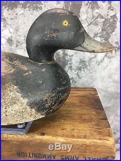 Solid Mason Premier Factory Bluebill Scaup Duck Decoy in Excellent Condition NR