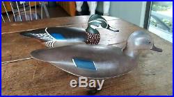 Spectacular Mint Pr 1970s Hurley Conklin Swimming Woodduck Duck Decoys Decoy