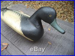 Standley Evans Decoy Old Bluebill Duck Upper Bay Maryland Antique Hunting