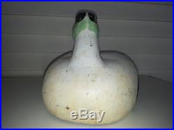 Turned Head Eider Duck Decoy From Maine