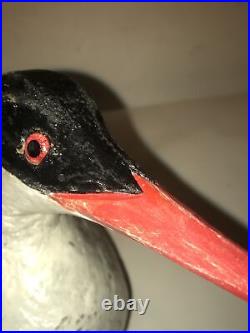 Tern shorebird confidence decoy duck factory vintage glass eye