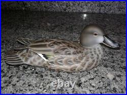 The Canadian Carver Pair of Blue Winged Teal Decoys By L. Fell