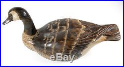 Tom Taber Canadian Goose Extra Large Worm Wood Decoy 24 Signed Autumn