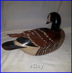 Tom Taber Canadian Goose Wooden Decoy Signed DUCKS UNLIMITED 92/93 NICE