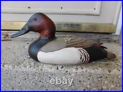 Tom Taber Ducks Unlimited Encore Collection Canvasback Drake Decoy
