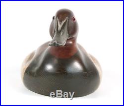 Tom Taber Fairfield Woodendare Studio Signature 1985-1986 Canvasback Duck Decoy