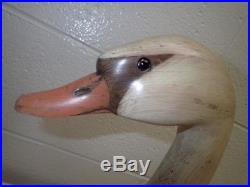 Tom Taber & Hersey Kyle, Jr. Mute Swan Full Size Wooden Decoy