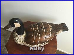 Tom Taber & Hershey Kyle Jr Goose Vintage Duck Hunting Artist Decoy Wood Carved