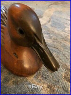 Tom Taber Woodendare Signature Collection Cinnamon Teal carved wood decoy