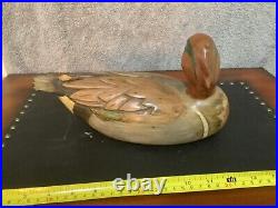 Tom taber hersey kyle greenwing teal decoy early 1980's