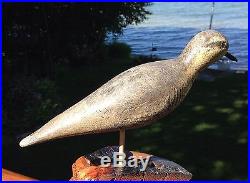 Vintage Dove Duck Decoy On Stand Mason Factory Style Orginal Paint