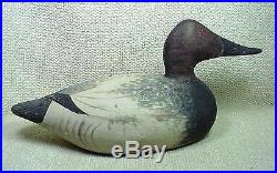 Vintage Elmer Crowell Canvasback Duck Decoy Mackey Collection Stamp