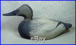 Vintage Elmer Crowell Canvasback Duck Decoy Mackey Collection Stamp