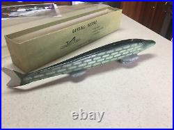 VINTAGE George Randall Ice Fishing Spearing Decoy 16 Come On Northern