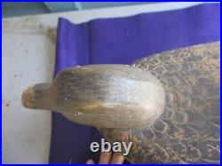 VINTAGE MALLARD HEN WORKING DECOY! BEN SCHMIDT 1884-1968, MICH 1st paint