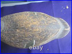 VINTAGE MALLARD HEN WORKING DECOY! BEN SCHMIDT 1884-1968, MICH 1st paint