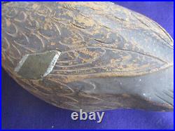 VINTAGE MALLARD HEN WORKING DECOY! BEN SCHMIDT 1884-1968, MICH 1st paint