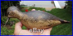 Vintage Mason Factory Mourning Dove Duck Decoy Very Rare All Original Exc. Cond