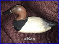 VINTAGE Pair Of Canvasbacks DECOY by Paul Gibson HAND CARVED & PAINTED